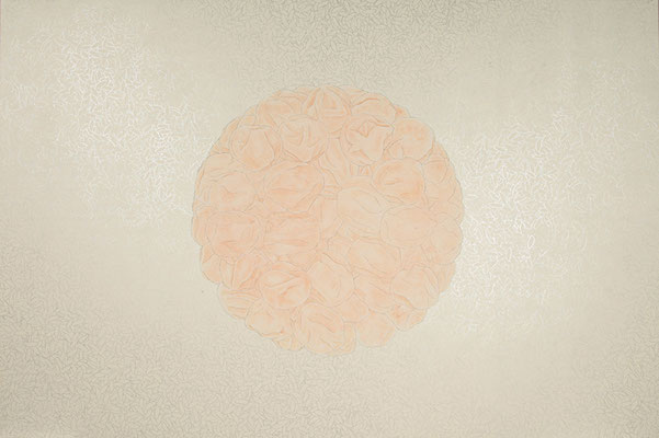日本画_150.0×225.0cm_鳥の子紙　パール顔料　墨　水干絵具_2010