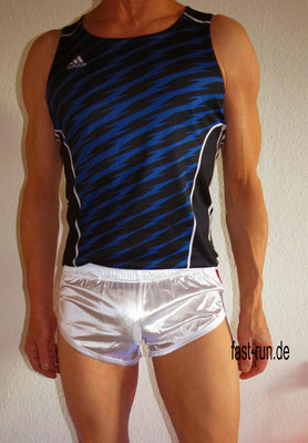 Glanz Sprinter Shorts Weiß NEU NEW Medium 