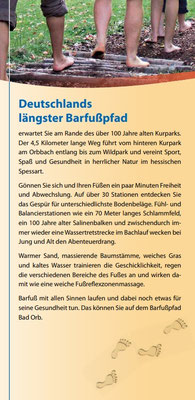 Bad Orb Barfusspfad - Flyer