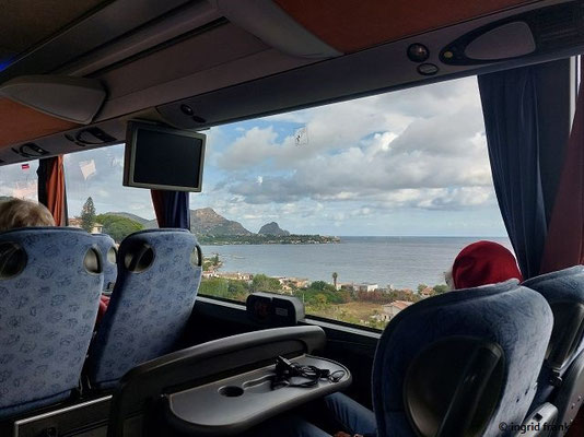 Anfahrt nach Palermo