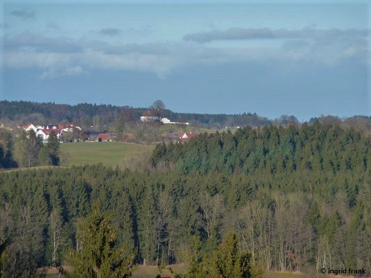 Blick zur Wolfegger Loretto-Kapelle