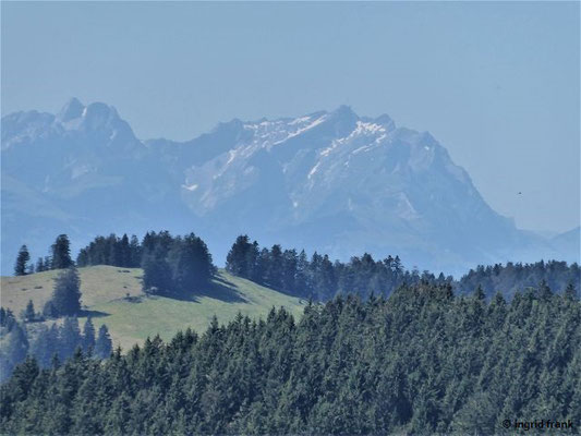 Ganz im Westen: der Säntis