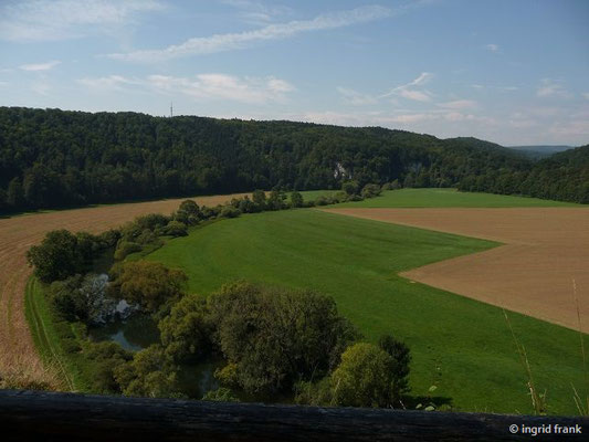 Blick auf die Donau vom "Känzele" im Klosterfelsengarten