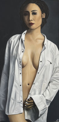 Undressed, Öl auf Leinwand, Keilrahmen 50 x 100 cm, 520,- €