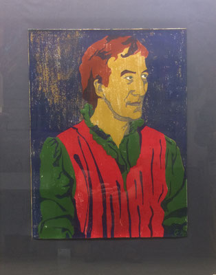 Sohn der Familie Müller, Otto Eberhardt, 2010, Holzschnitt, Papier, , ID1189