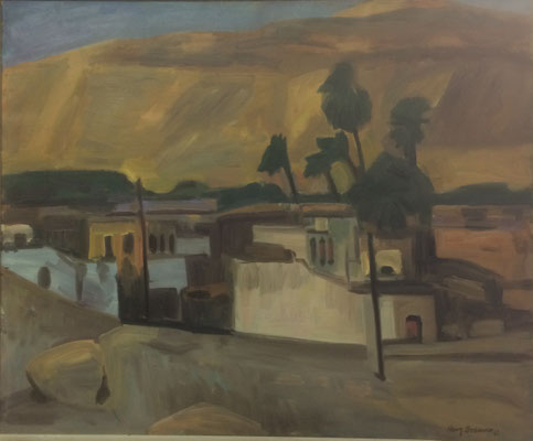 Landschaft, Heinz Bodamer, 1967, Öl, Leinwand, , ID1285
