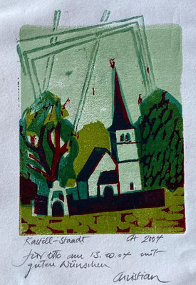 Kastill-Staadt, Christian Gerblich, 2004, Druck, Papier, 11x14cm, ID1857