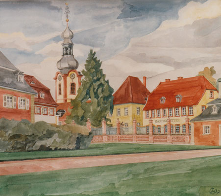 Ritter, Otto Eberhardt, 1997, Aquarell, Papier, 60x53cm, ID1499