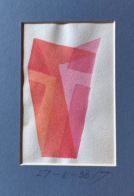 27-8-96, Christian Gerblich, 1996, Druck, Papier, 11x14cm, ID1807