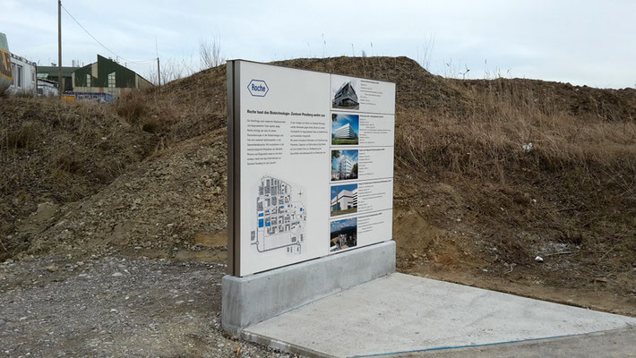 V2A Edelstahl Pylon lackiert