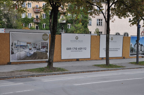 Bauzaunbanner Großdrucke München Bavaria