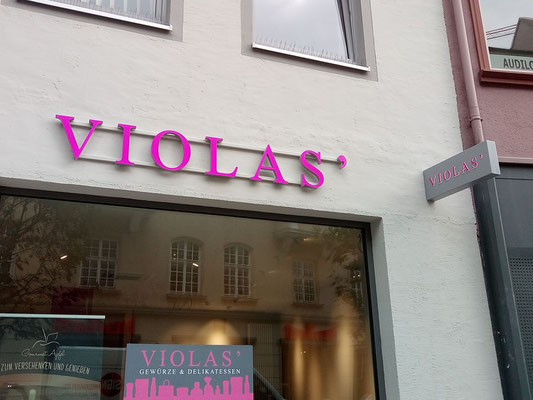 VIOLAS Augsburg LED Lichtwerbung