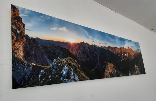 Alu-Dibond Wandbild Panorama