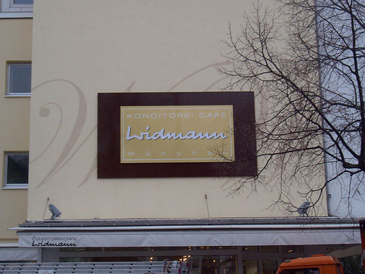 Schildblende Konditorei München