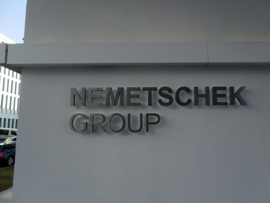 LED Edelstahl Buchstaben Rückstrahler München ICM