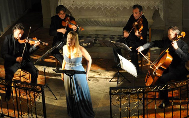 Récital Mozart avec le Quatuor Hermarque, Festival de Musique des Chapelles, 2014