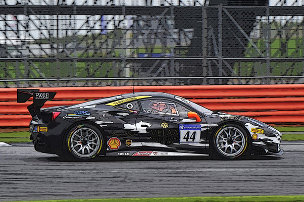 Jens Liebhauser Ferrari Challenge Silverstone 2017