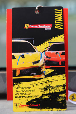 Jens Liebhauser Ferrari Challenge Mugello 2017 