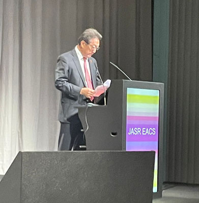 2024年11月 日本エイズ学会（JSAR）と欧州エイズ学会（EACS）の基本合意書（MOU:Memorandum of Understanding）締結の調印式 