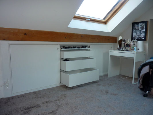 Placards / Portes coulissantes sous rampant