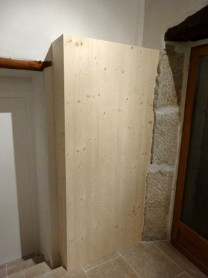 Caisson d'habillage en sapin 