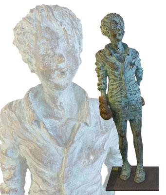 Jeanne # La boxeuse amoureuse # 20x20x65#10