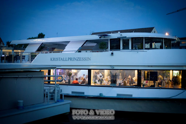 Hochzeitsfotografie für Hochzeit auf dem Kristallschiff Swarovski