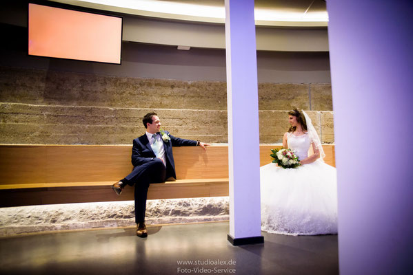 Ideen für Hochzeitsfotografie in Hamburg Planetarium