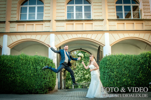 Ideen für Hochzeitsbilder in schloss Guteneck