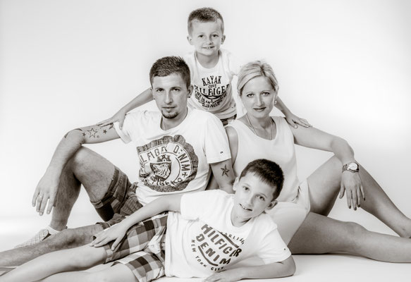 Familienbilder im Fotostudio Amberg