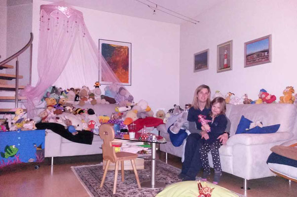 Stofftier-Weihnachten, wie gross ist die Familie?