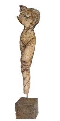 o.T. Skulptur aus Ton mit Moorlauge (verkauft)