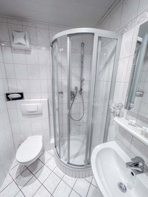 Badezimmer mit Dusche/WC (Beispiel)