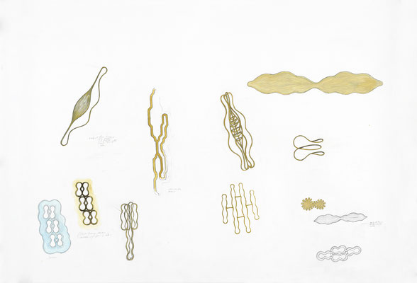 planche   2014 – Gouache und Bleistift auf Papier / gouache et crayon sur papier - 75 x 109,5 cm