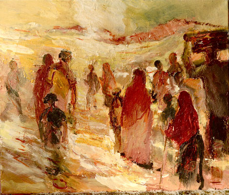 "Exodus",2012, Acryl/Leinwand, 50x60