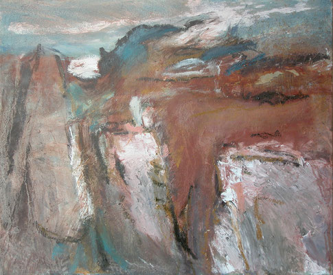 "Hammershus",2002,50x60,Öl/Leinwand