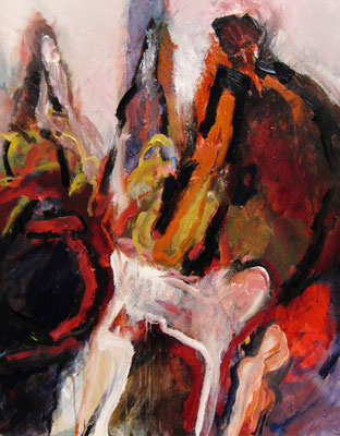 "Begegnung", 2010,Acryl/Leinwand,100x80