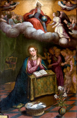 Virgen Leyendo, Iglesia de Santa Marina, Magán, Toledo