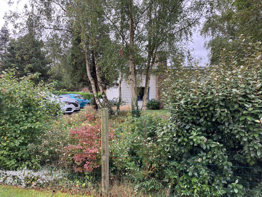 Parking clos sur le devant de propriété-le gîte se situe à l'arrière au calme du Gîte 4* Entre Mer et Forêt Quend plage Baie de Somme-Baie d'Authie