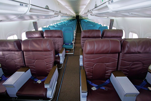 Blick in einer Boeing 717-Kabine/Courtesy: Hawaiian Airlines