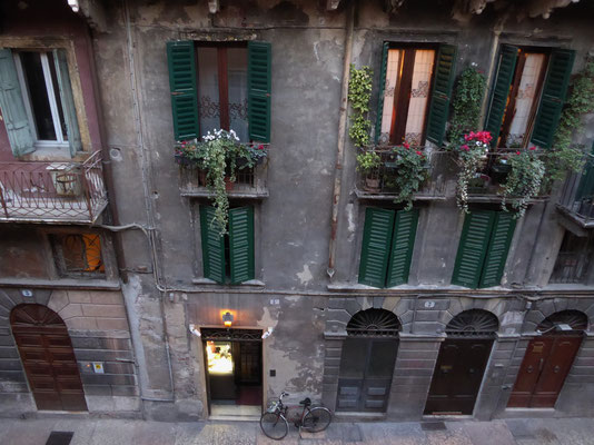 Palazzo i. d. via Mazzanti (14. Jhd.) - Blick aus unserem Hotelfenster