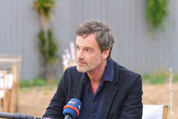 Jörg Hartmann beim Interview mit Julia Schöning