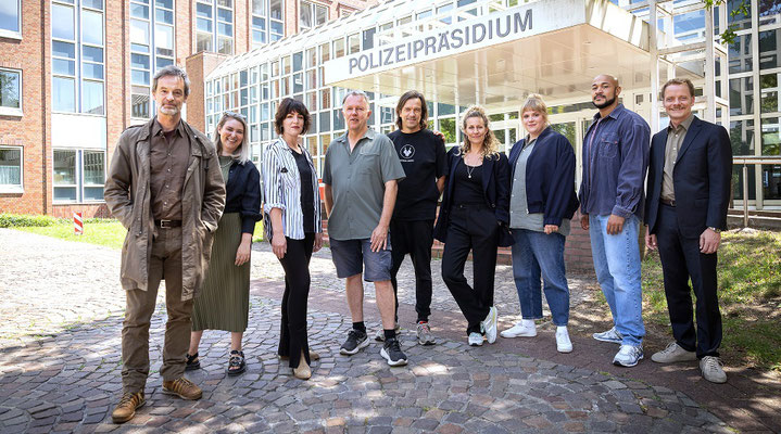 Jörg Hartmann (Rolle Peter Faber), Alessija Lause (Ira Klasnić), Stefanie Reinsperger (Rosa Herzog), Stefan Konarske (Daniel Kossik), Malick Bauer (Otto Pösken) © WDR/Bavaria Fiction/Thomas Kost