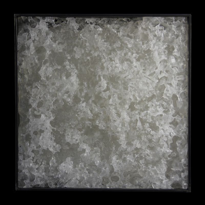 Glass Texture inspired by a saltwater eaten Iceberg