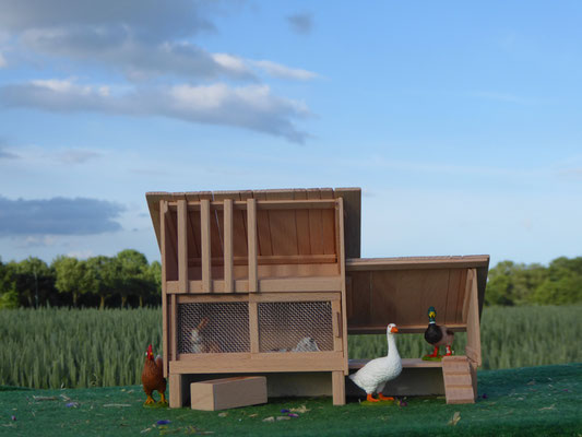Schleich Entenstall aus Holz