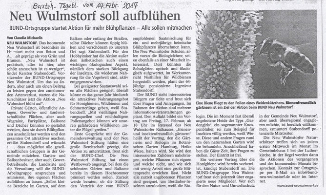 Buxtehuder Tageblatt am 14.02.2017