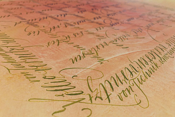 Anglaise - Englische Schreibschrift um 1730