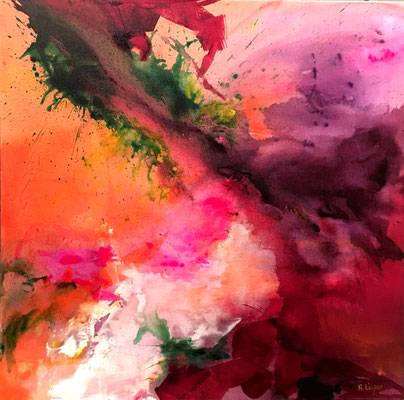 "Pure Emotion", Acryl auf Leinwand, 70 x 70 cm
