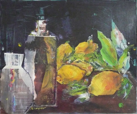 "LIMONCELLO" Aryl, 50 x 60 cm