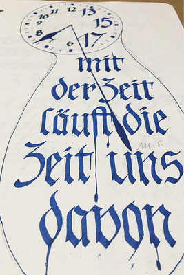 Schwabacher Fraktur - gebrochene Schriftform aus dem 15. Jahrhundert